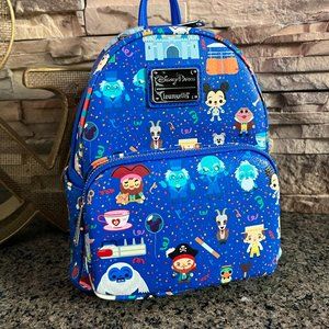 NWT Loungefly Disney Parks Chibi Mini Backpack